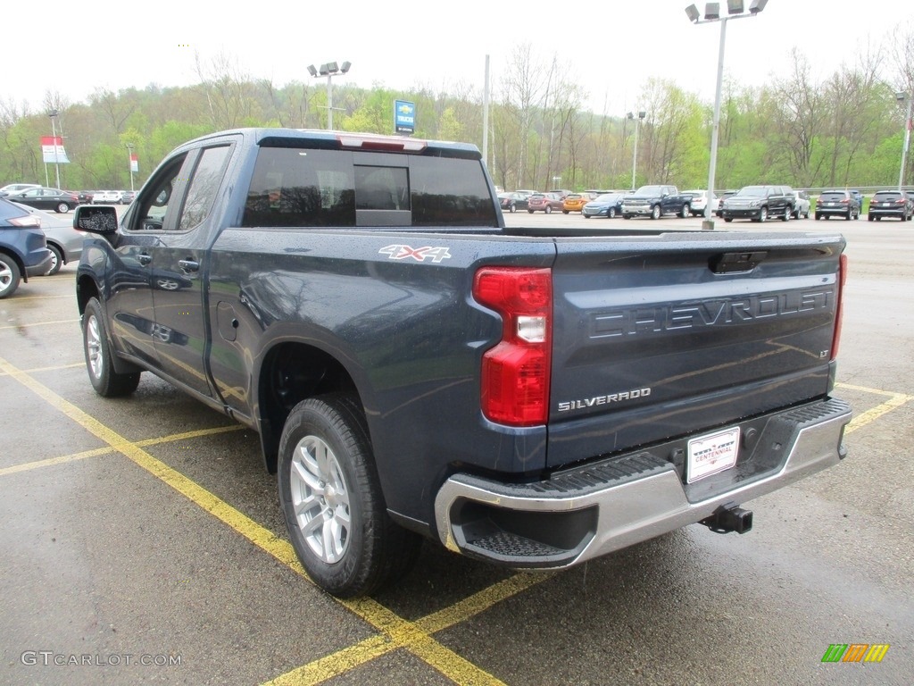 2019 Silverado 1500 LT Double Cab 4WD - Northsky Blue Metallic / Jet Black photo #3