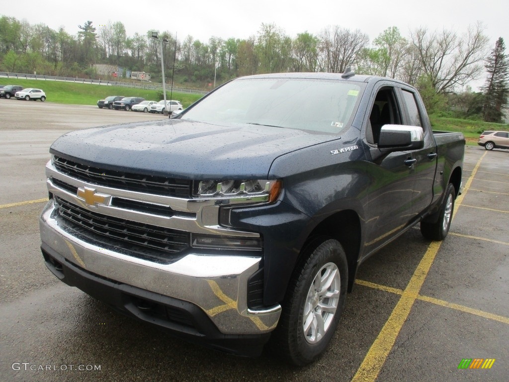 2019 Silverado 1500 LT Double Cab 4WD - Northsky Blue Metallic / Jet Black photo #7