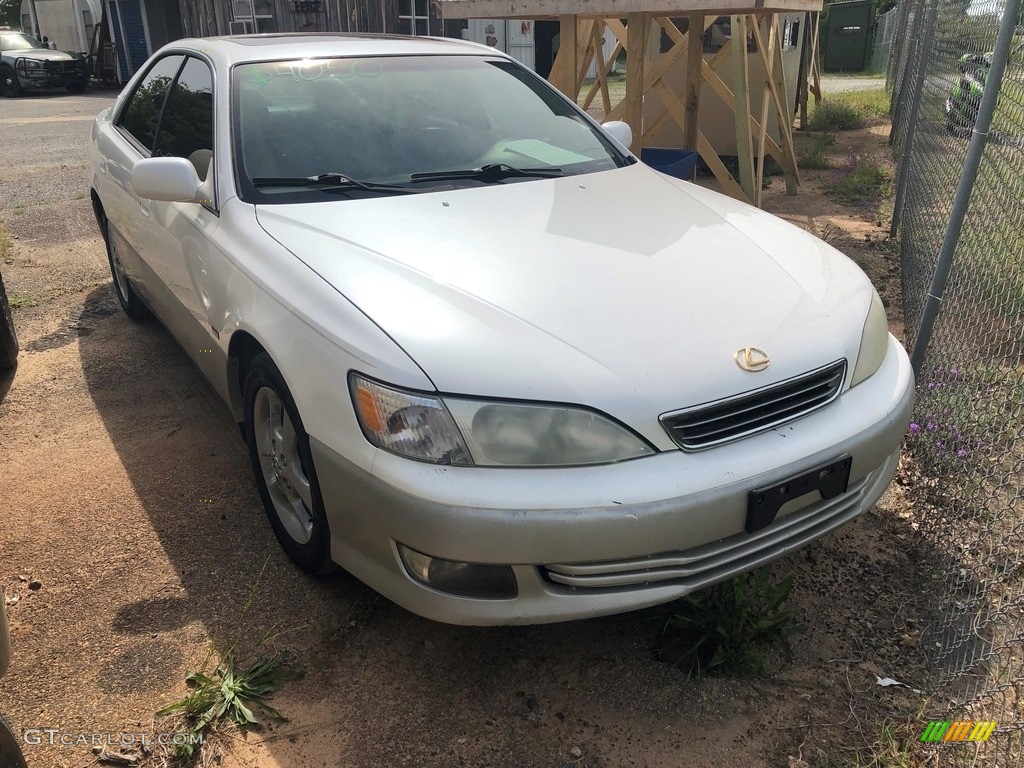 2000 ES 300 Sedan - Crystal White / Ivory photo #3