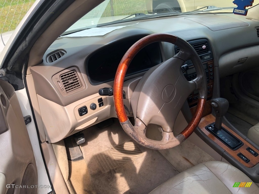 2000 ES 300 Sedan - Crystal White / Ivory photo #7