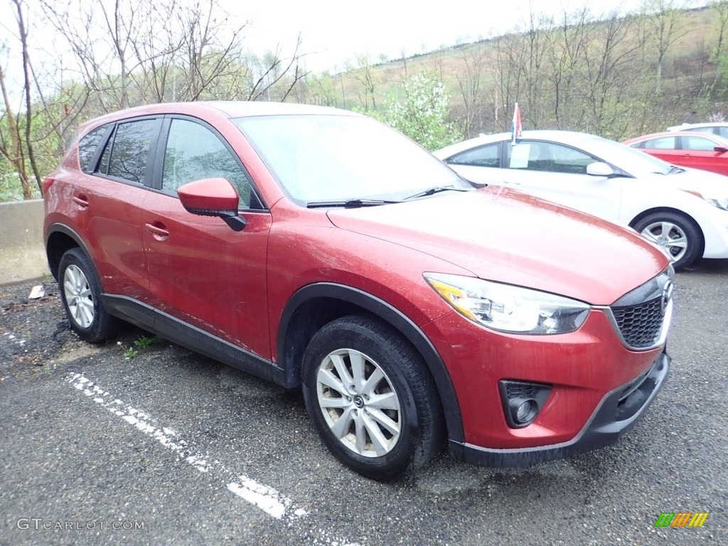 2013 CX-5 Touring AWD - Zeal Red Mica / Sand photo #4