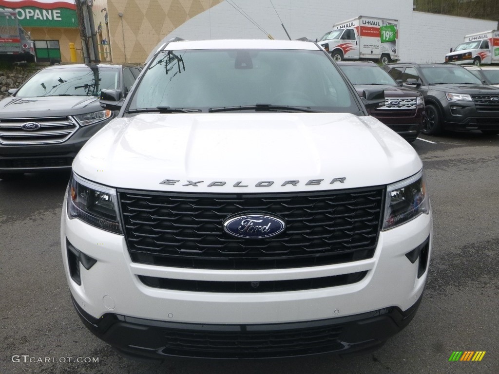 2019 Explorer Sport 4WD - White Platinum / Medium Black photo #6