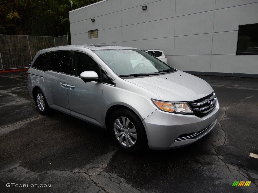 2015 Odyssey EX-L - Alabaster Silver Metallic / Gray photo #1