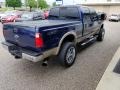 2008 Dark Blue Pearl Metallic Ford F350 Super Duty Lariat Crew Cab 4x4  photo #6