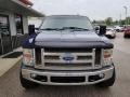 2008 Dark Blue Pearl Metallic Ford F350 Super Duty Lariat Crew Cab 4x4  photo #8