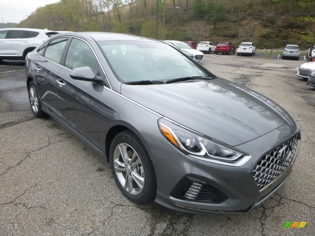 2019 Sonata SEL - Machine Gray / Gray photo #3