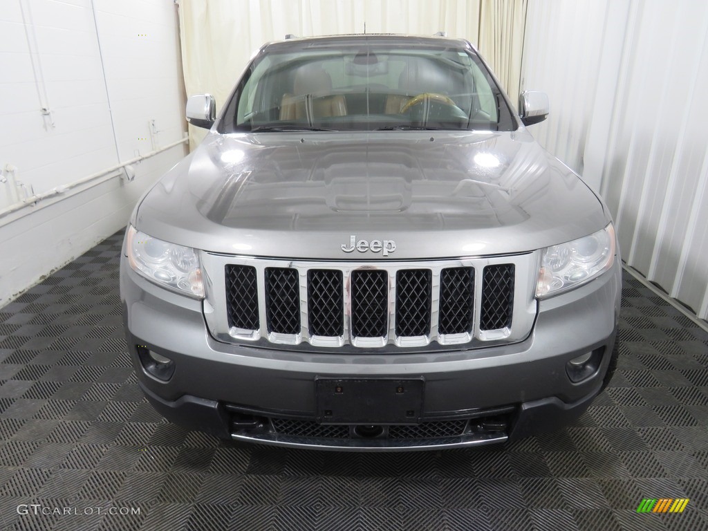 2011 Grand Cherokee Overland 4x4 - Mineral Gray Metallic / New Saddle/Black photo #6