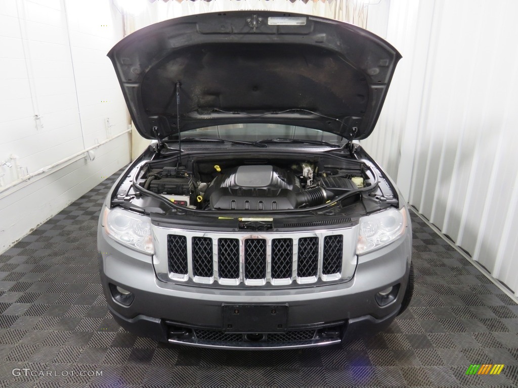 2011 Grand Cherokee Overland 4x4 - Mineral Gray Metallic / New Saddle/Black photo #7