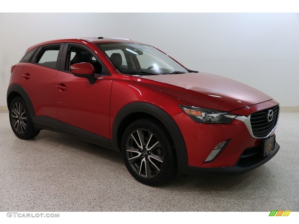 2017 CX-3 Touring AWD - Soul Red Metallic / Black photo #1