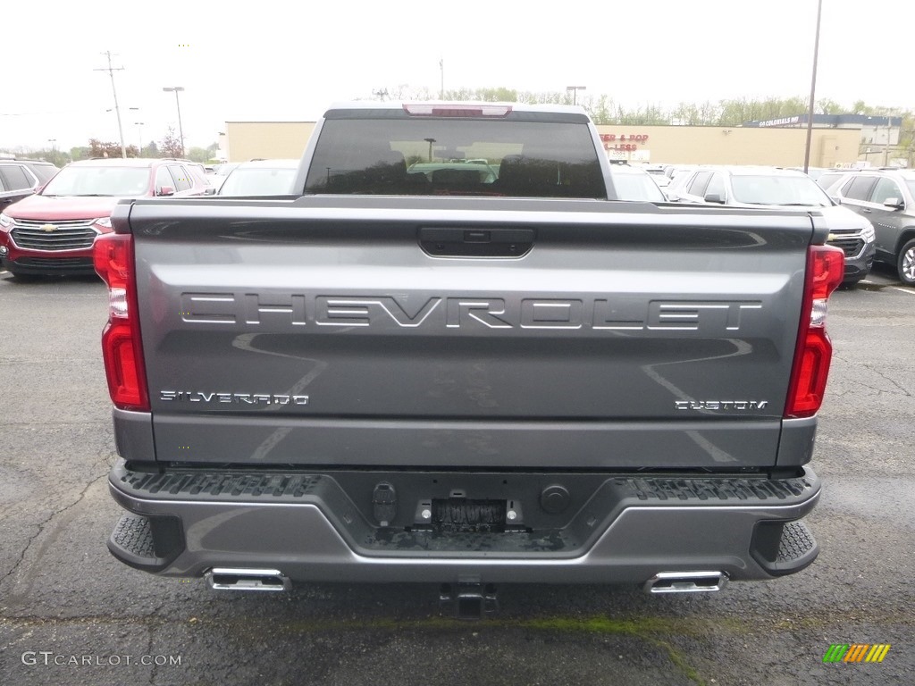 2019 Silverado 1500 Custom Double Cab 4WD - Satin Steel Metallic / Jet Black photo #5