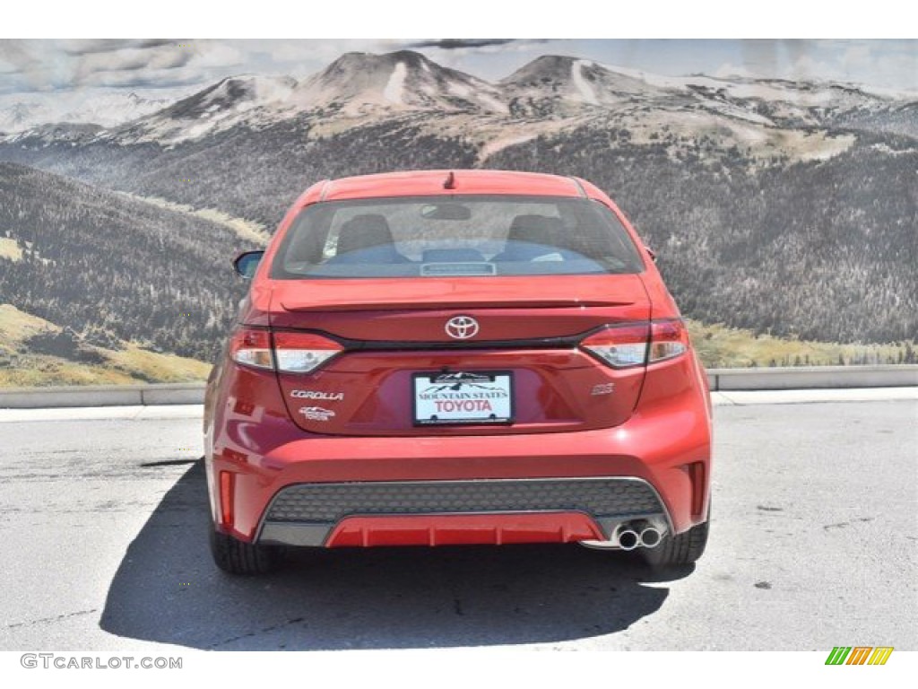 2020 Corolla SE - Barcelona Red Metallic / Black photo #4