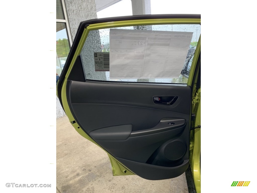 2019 Kona Limited AWD - Lime Twist / Black photo #17