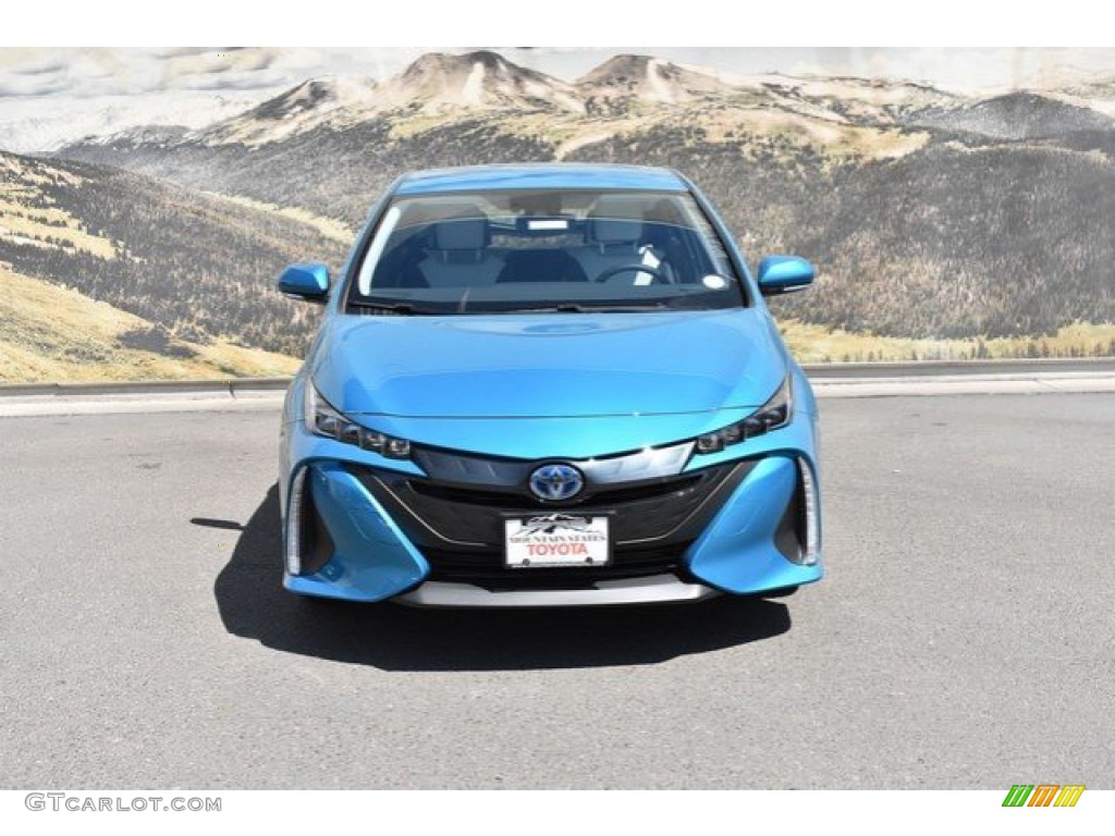 2019 Prius Prime Premium - Blue Magnetism / Moonstone photo #2