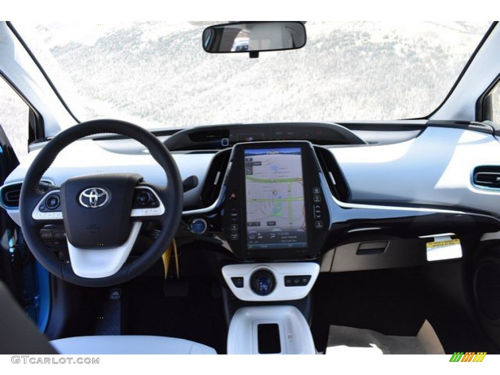 2019 Toyota Prius Prime Premium Moonstone Dashboard Photo #133072393