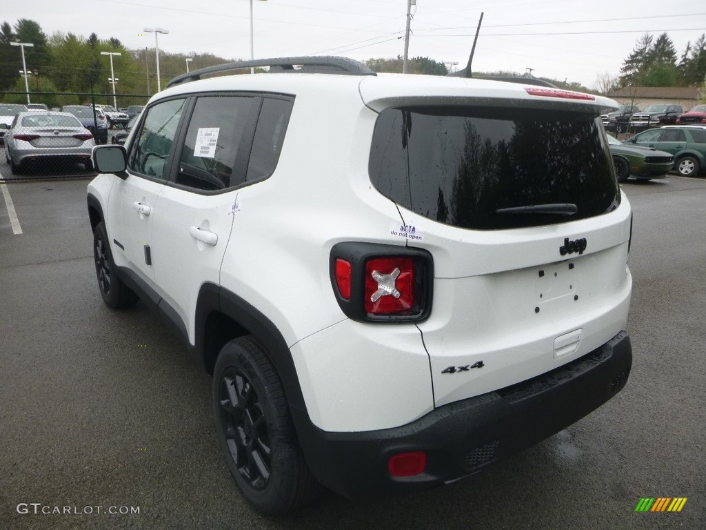 2019 Renegade Latitude 4x4 - Alpine White / Black photo #3