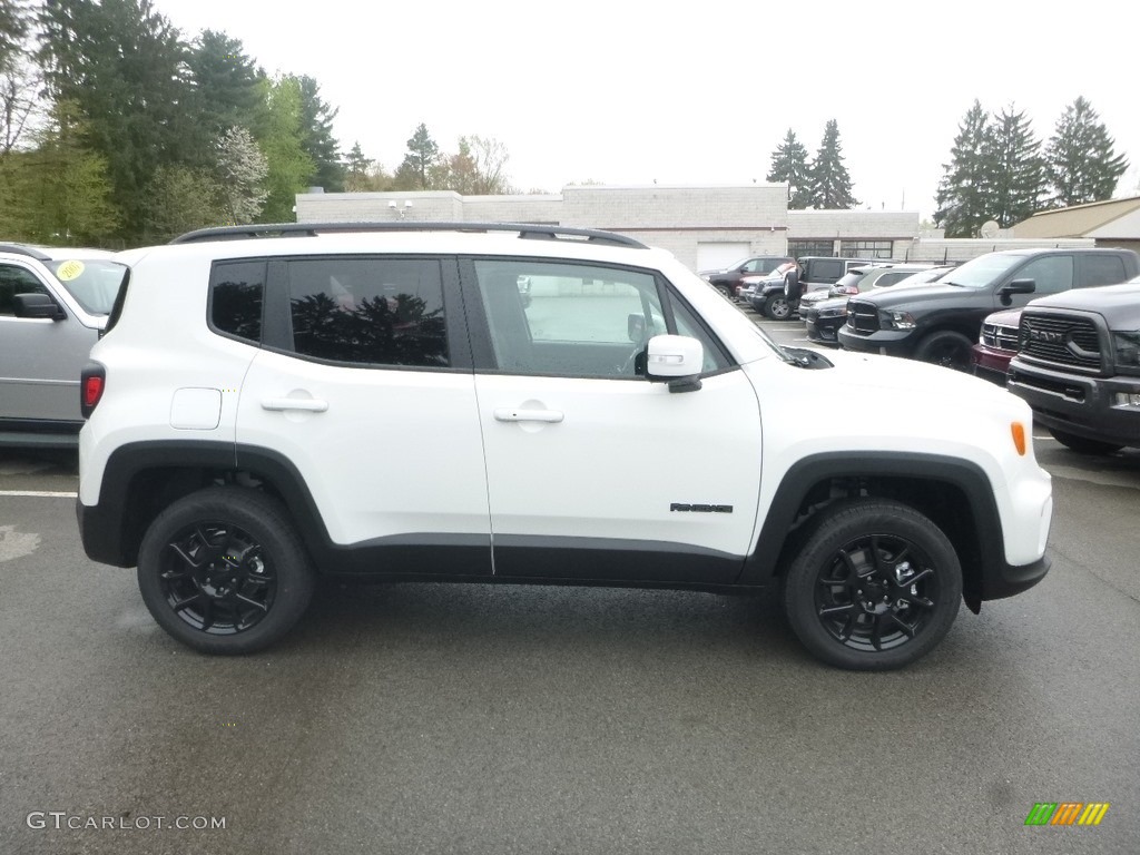 2019 Renegade Latitude 4x4 - Alpine White / Black photo #6