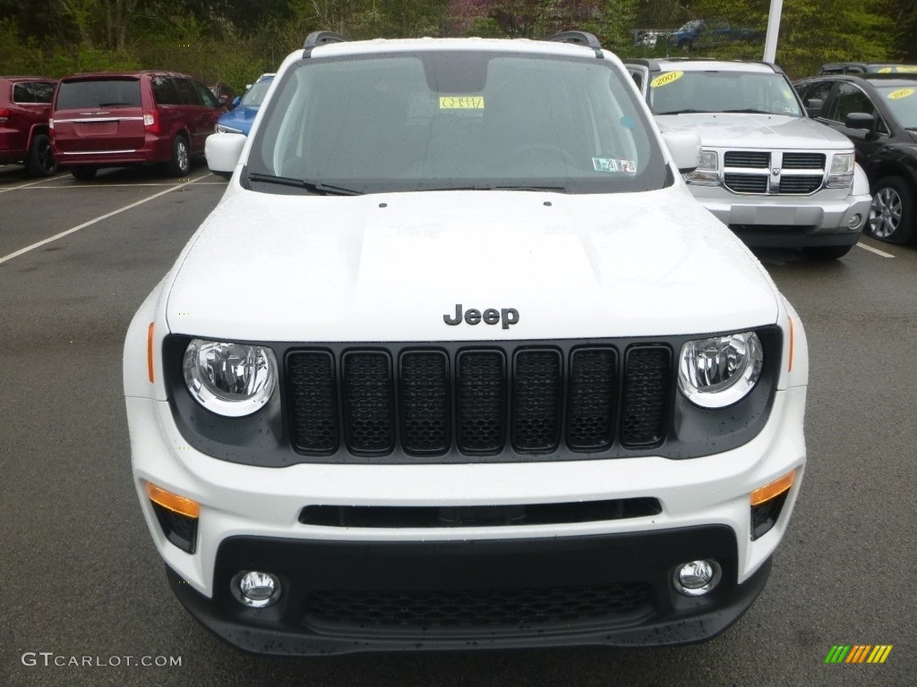 2019 Renegade Latitude 4x4 - Alpine White / Black photo #8