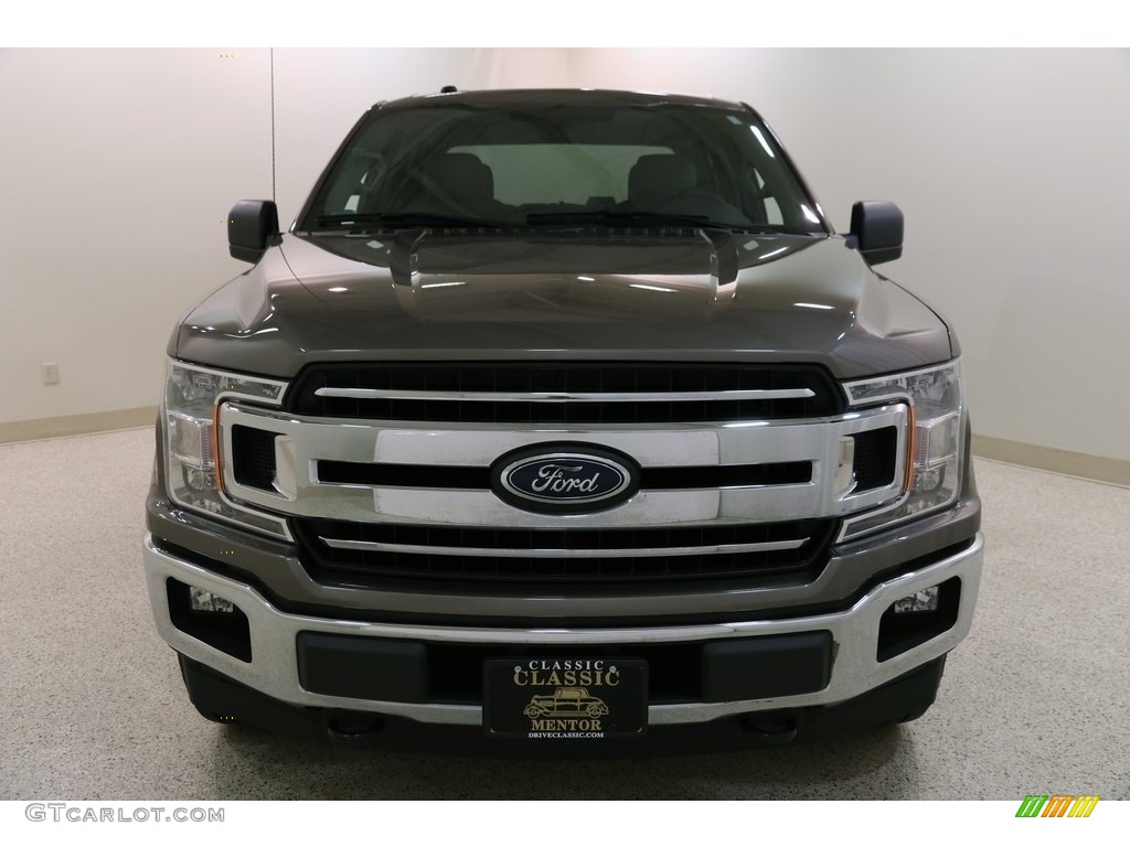 2018 F150 XLT SuperCrew 4x4 - Stone Gray / Earth Gray photo #2