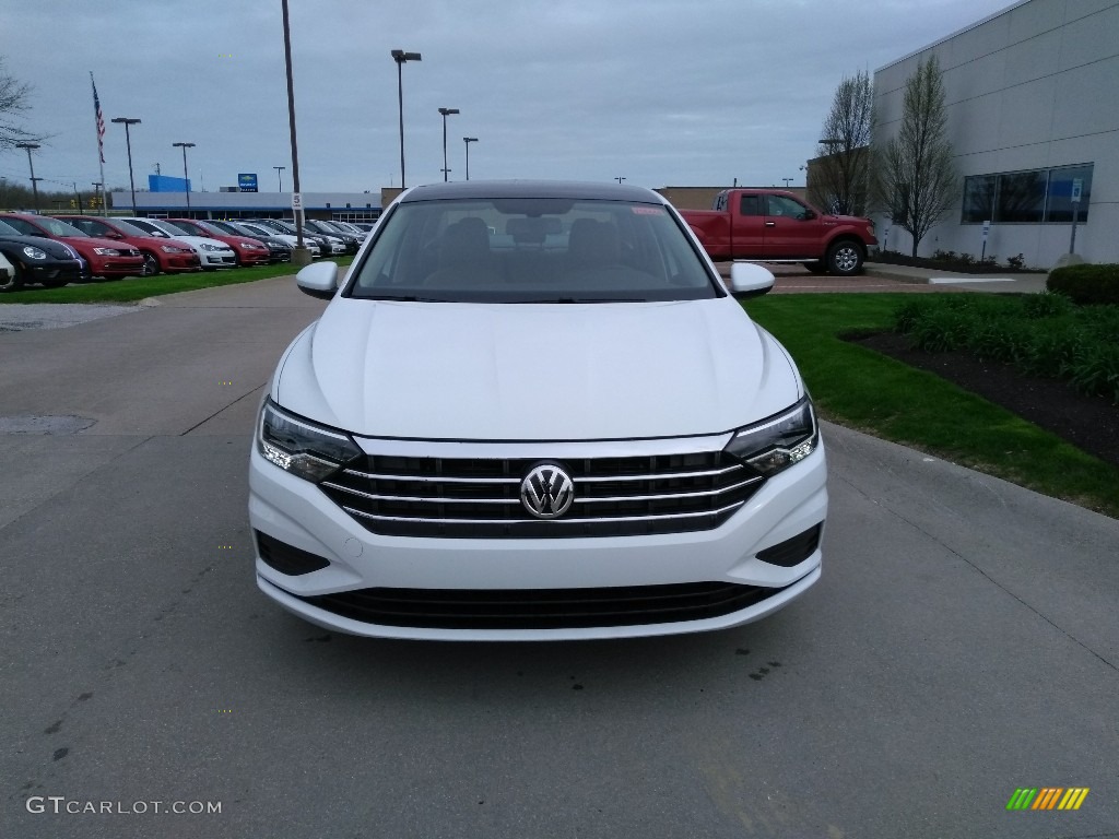 2019 Jetta SE - Pure White / Dark Beige photo #2