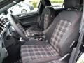 2019 Volkswagen Golf GTI Titan Black/Clark Plaid Interior Interior Photo
