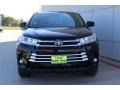 2019 Midnight Black Metallic Toyota Highlander XLE  photo #3