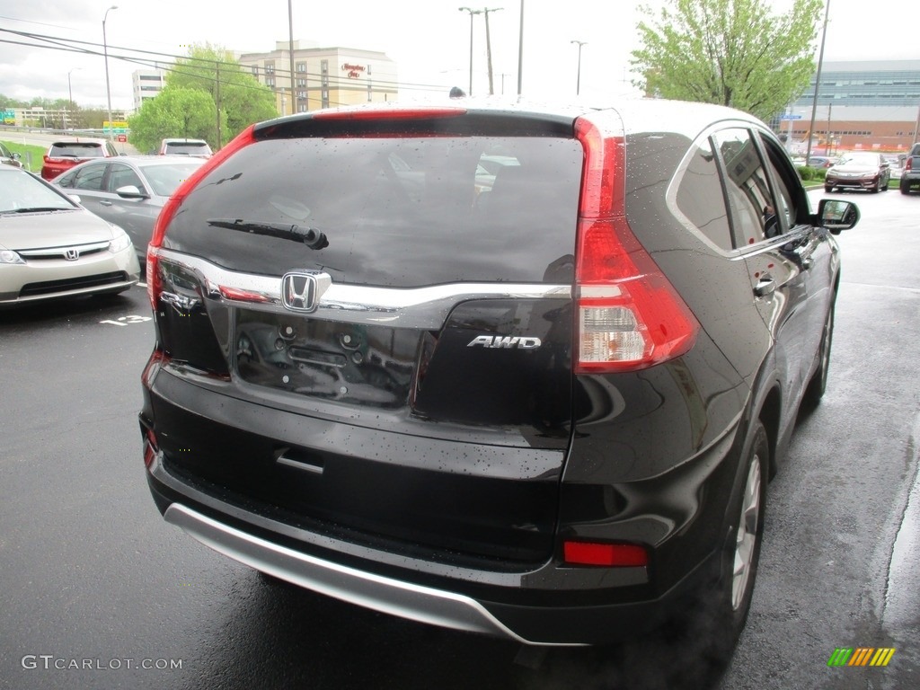 2016 CR-V EX AWD - Crystal Black Pearl / Black photo #5