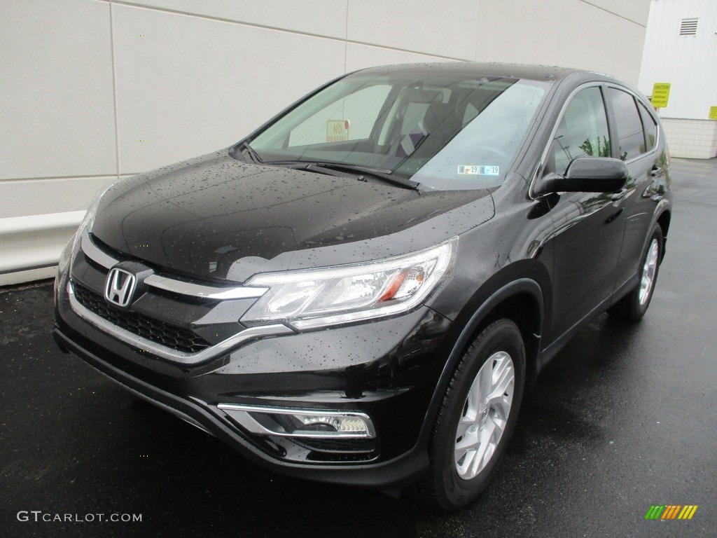 2016 CR-V EX AWD - Crystal Black Pearl / Black photo #9