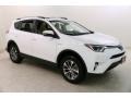 Super White 2017 Toyota RAV4 XLE AWD Hybrid