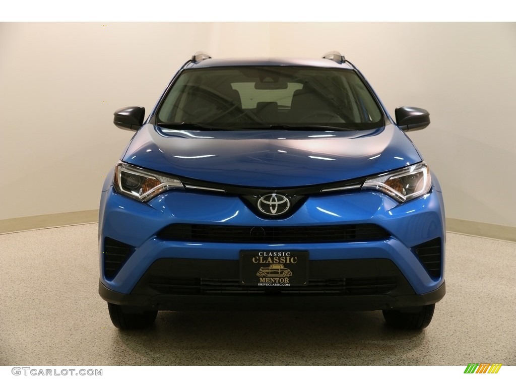 2017 RAV4 LE AWD - Electric Storm Metallic / Black photo #2