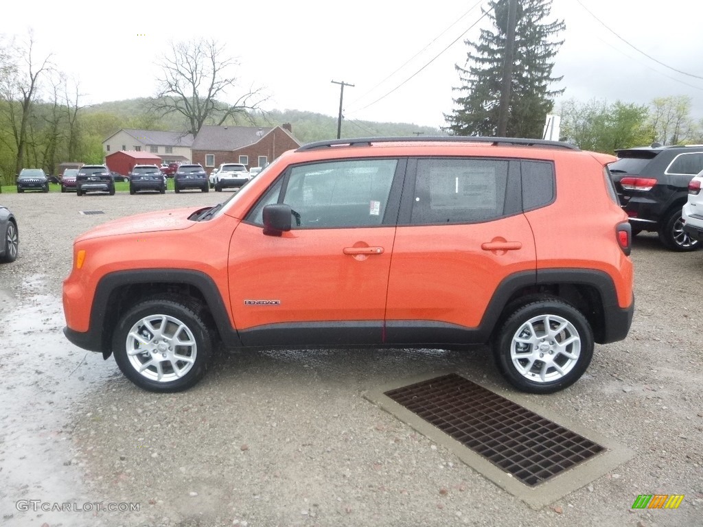 2019 Renegade Sport 4x4 - Omaha Orange / Black photo #2