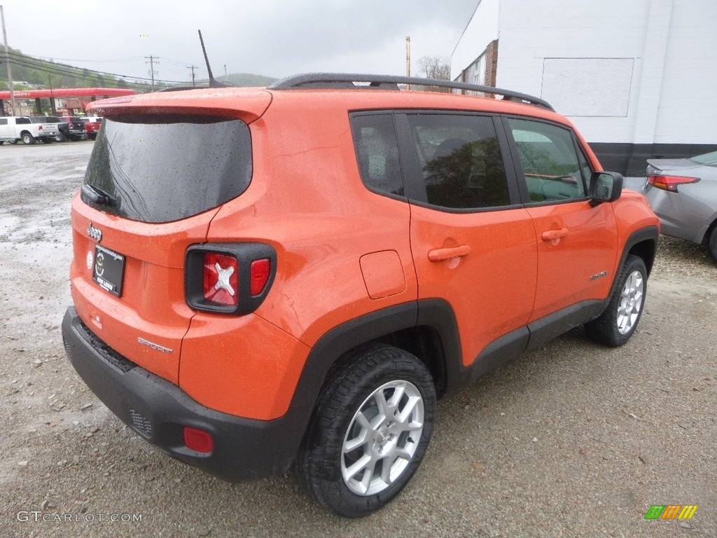 2019 Renegade Sport 4x4 - Omaha Orange / Black photo #5