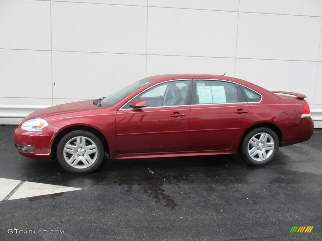 2011 Impala LT - Red Jewel Tintcoat / Gray photo #2