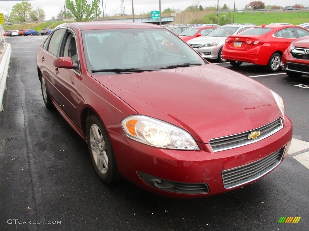 2011 Impala LT - Red Jewel Tintcoat / Gray photo #6