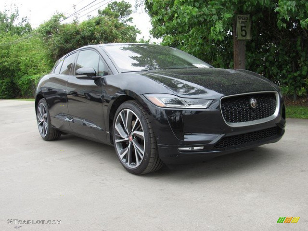 Farallon Pearl Black Metallic 2019 Jaguar I-PACE HSE AWD Exterior Photo #133087231