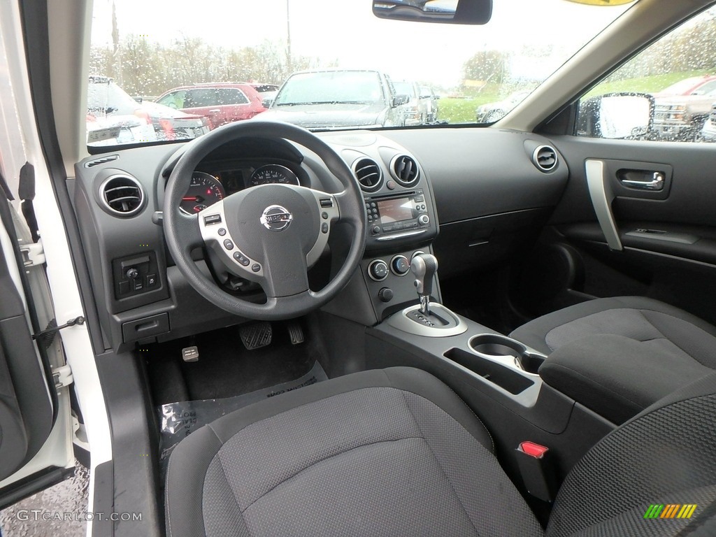 2011 Rogue SV AWD - Pearl White / Black photo #16