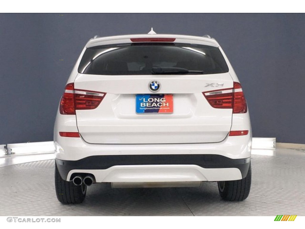 2016 X3 xDrive28i - Mineral White Metallic / Saddle Brown photo #3
