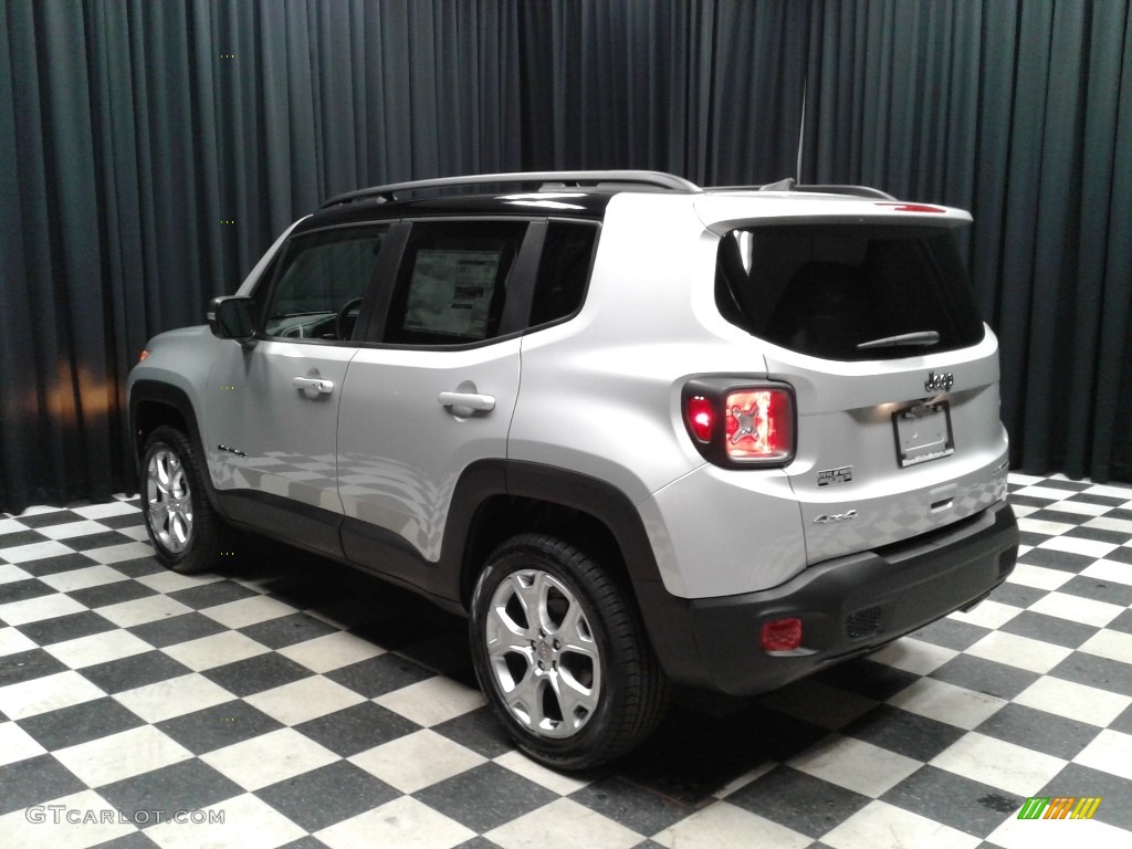 2019 Renegade Limited 4x4 - Glacier Metallic / Black photo #8
