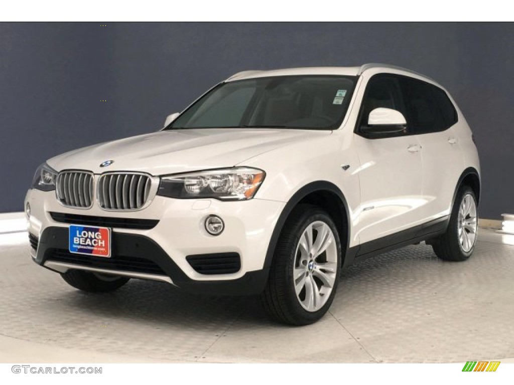 2016 X3 xDrive28i - Mineral White Metallic / Saddle Brown photo #12