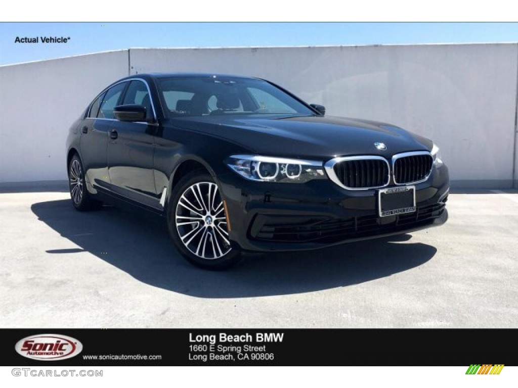 2019 5 Series 540i Sedan - Jet Black / Black photo #1