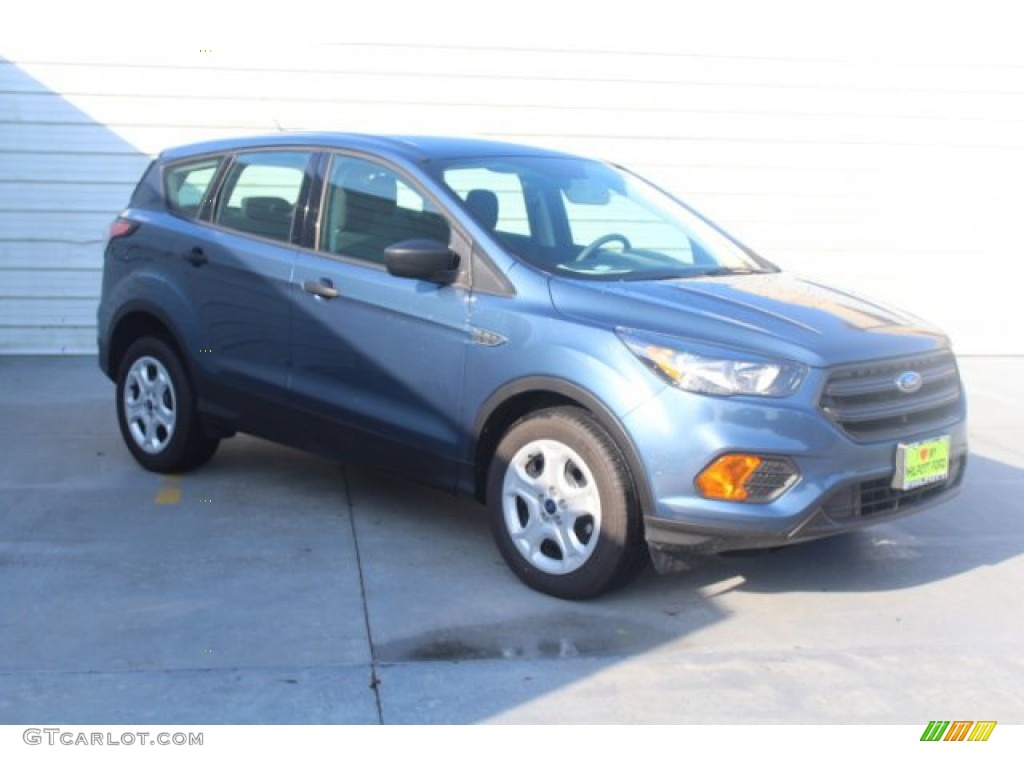 Blue Metallic 2018 Ford Escape S Exterior Photo #133092790