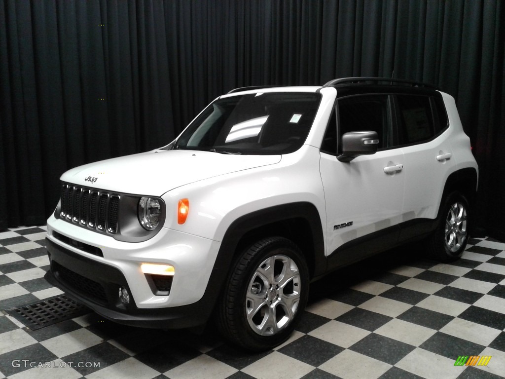 2019 Renegade Limited 4x4 - Alpine White / Black photo #2
