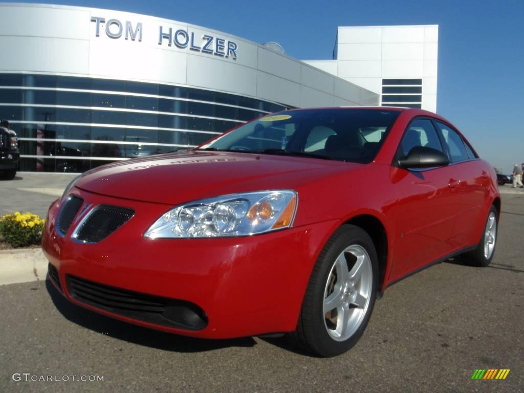 2007 G6 V6 Sedan - Crimson Red / Ebony photo #1