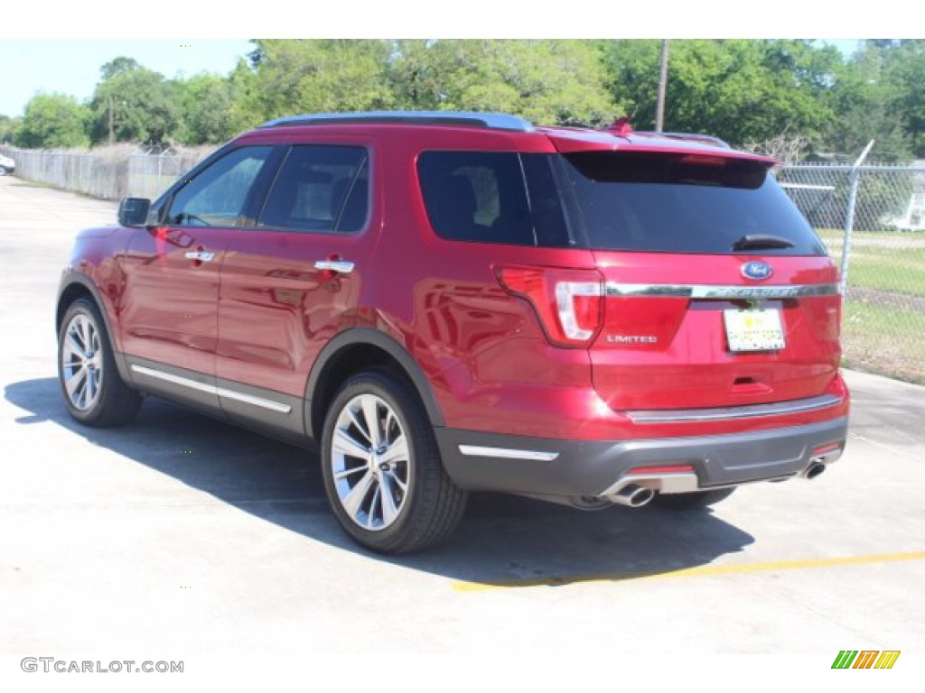 2018 Explorer Limited - Ruby Red / Ebony Black photo #6