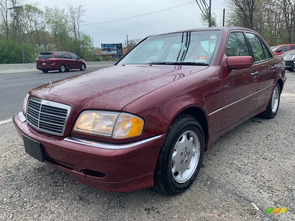1999 C 230 Kompressor Sedan - Bordeaux Red Metallic / Black photo #8