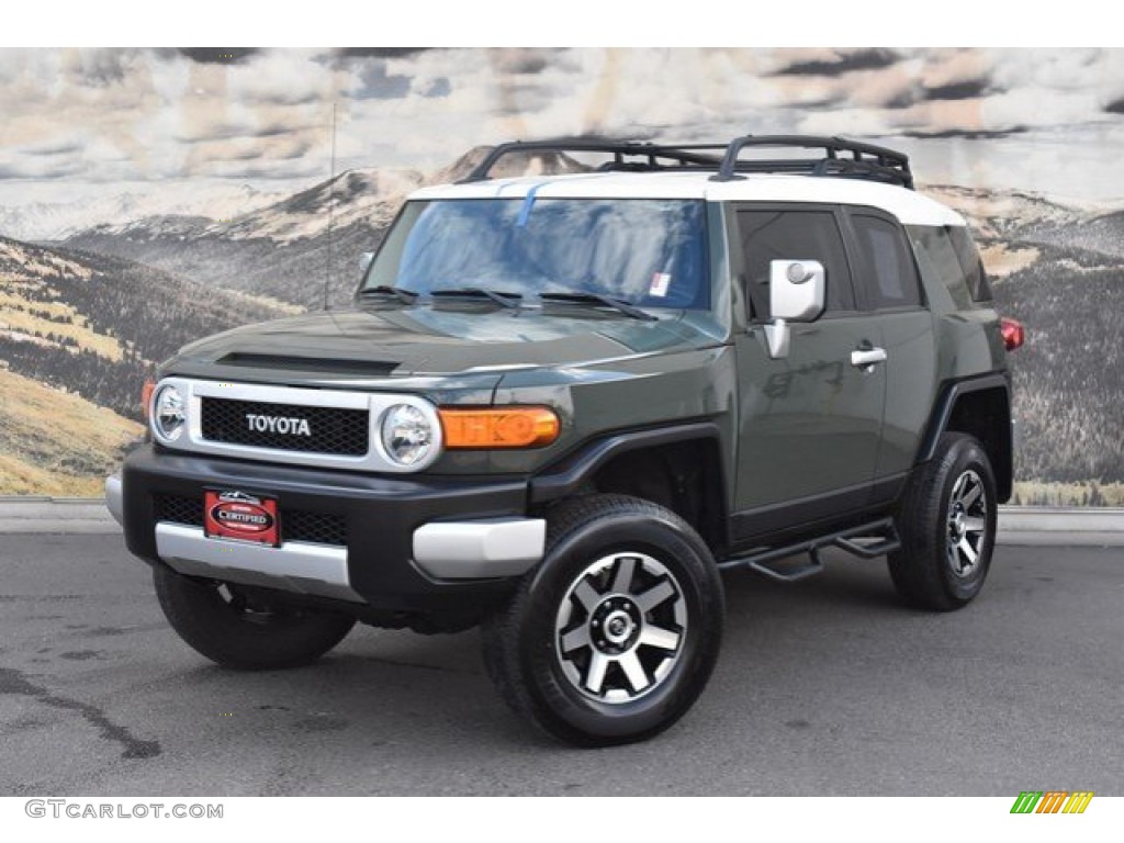 2014 FJ Cruiser 4WD - Army Green / Dark Charcoal photo #5