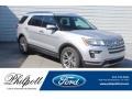 2018 Ingot Silver Ford Explorer Limited  photo #1