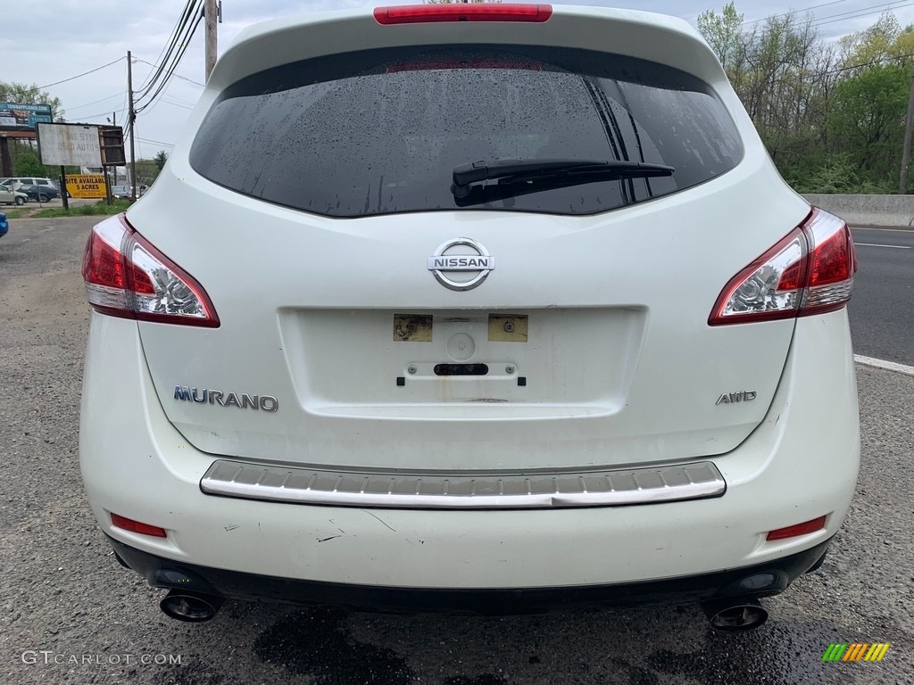 2011 Murano S AWD - Glacier White Pearl / Black photo #4