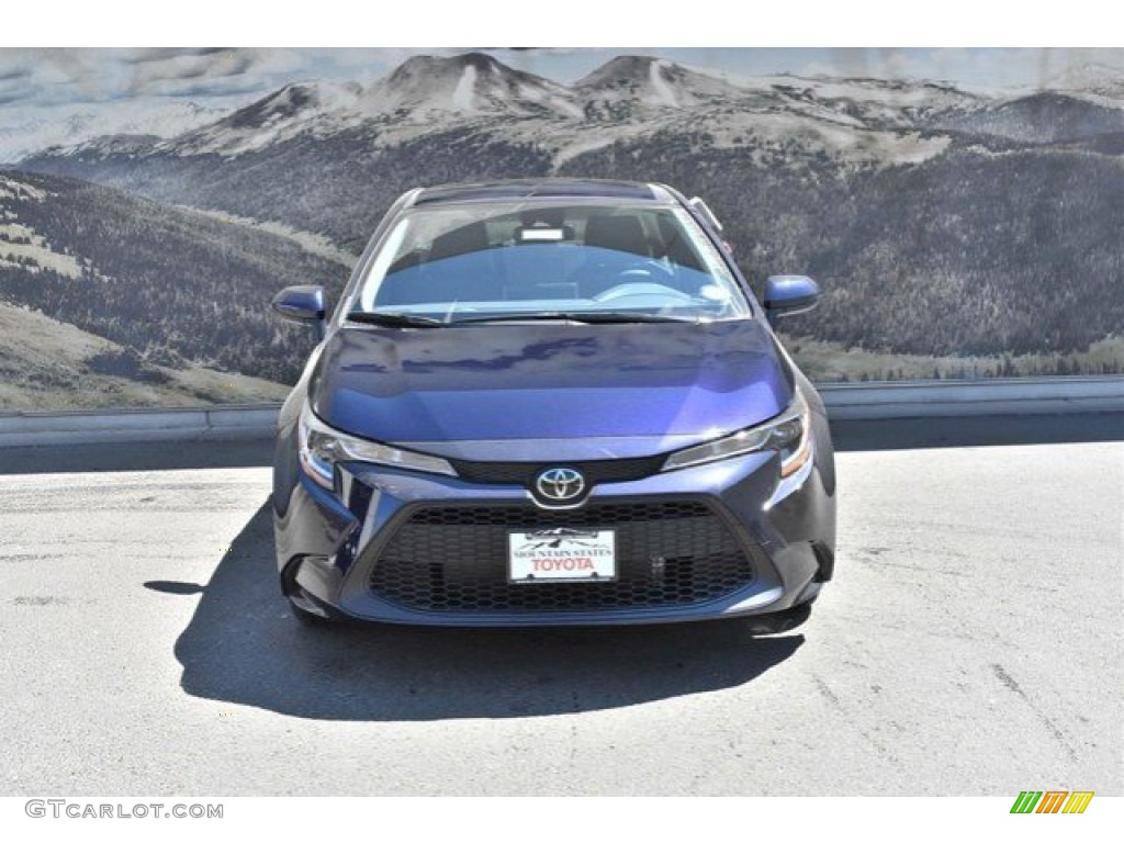 2020 Corolla LE - Blueprint / Light Gray photo #2