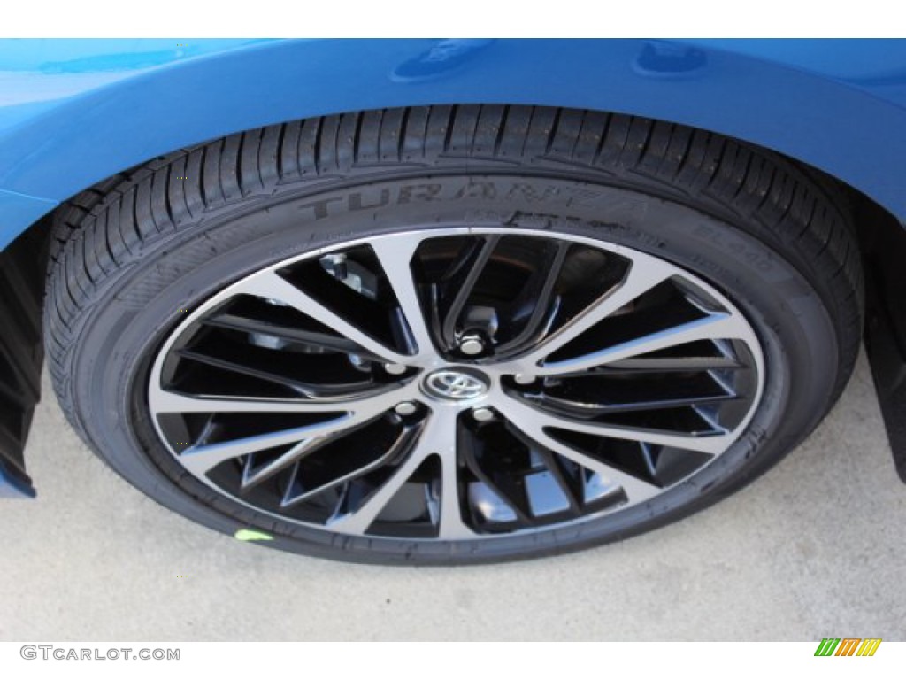 2019 Camry SE - Blue Streak Metallic / Black photo #5