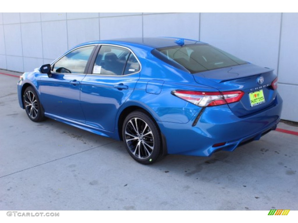 2019 Camry SE - Blue Streak Metallic / Black photo #6